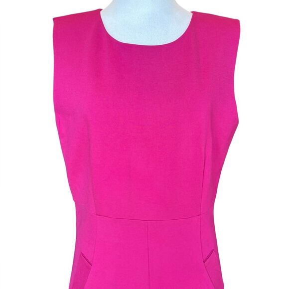 Diane Von Furstenberg Carpreena Dress Mini Gardenia Stretch Womens 12 Pink - Picture 5 of 15